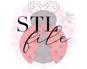STL file - CN1572 - Mini, 3.5 and 4 inch - Ladybug