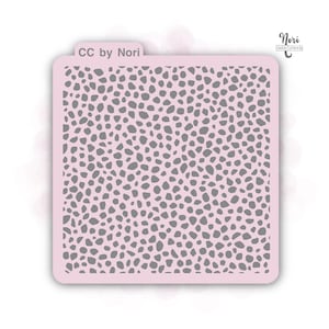 Animal Spots Background Pattern Stencil - Cookie Cutters By Nori - CNP0028