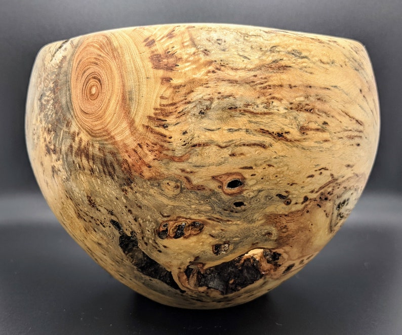 Hand made Black Locust Burl Bowl