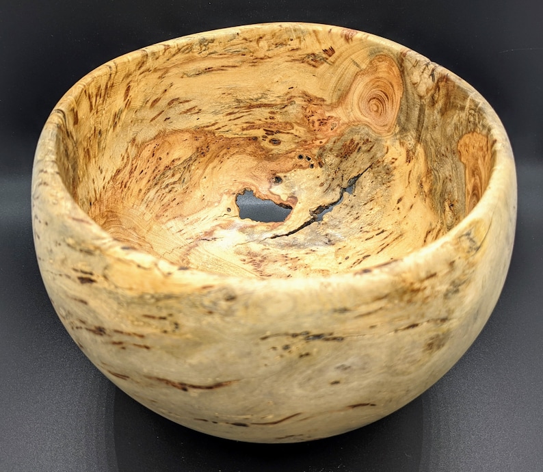 Hand made Black Locust Burl Bowl