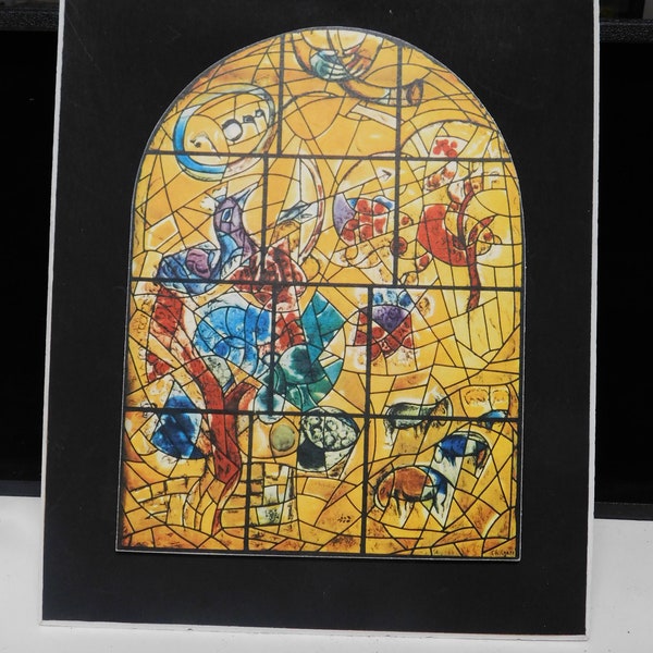 Replica Plaque by Marc Chagall of Synagogue in Jerusalem