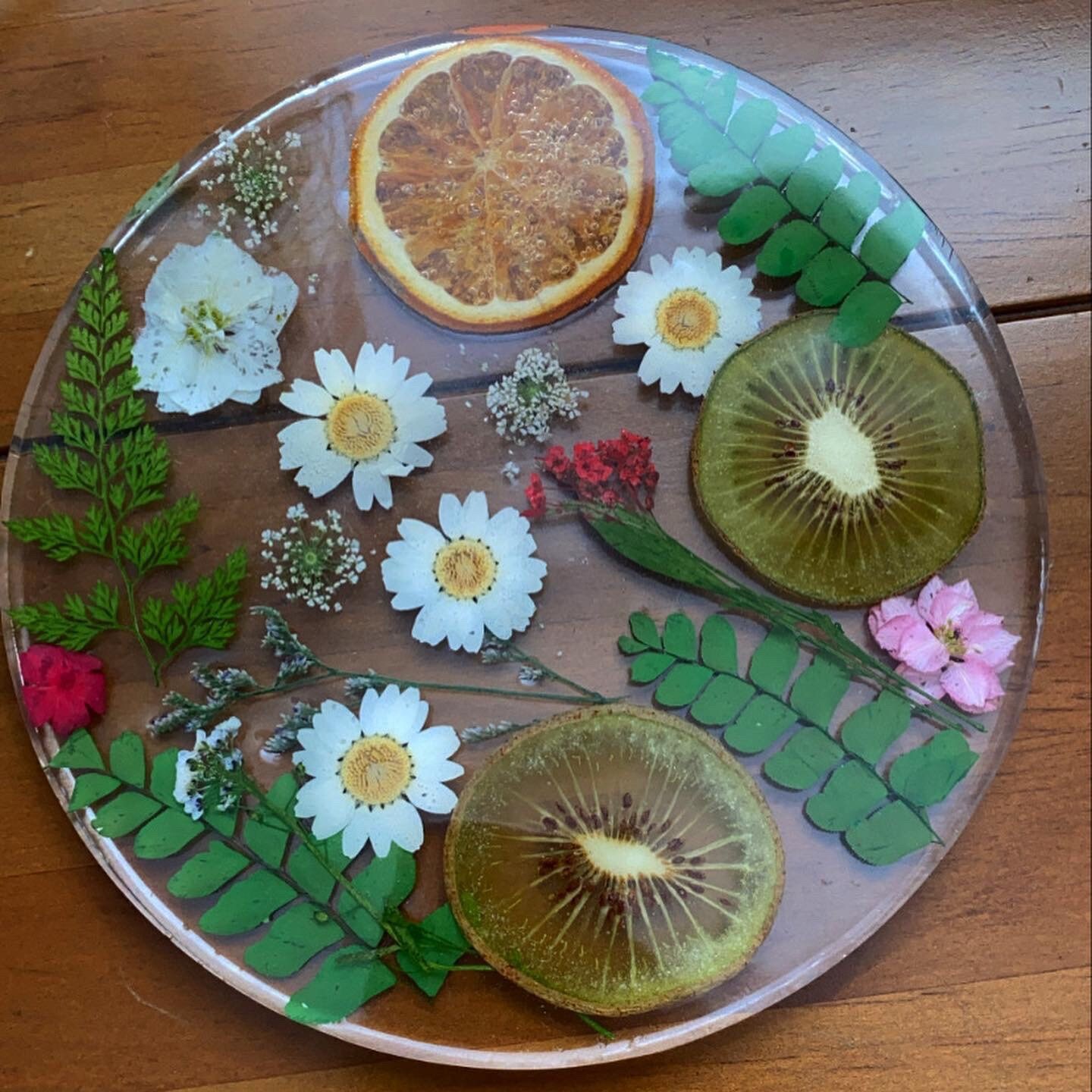 Dried fruit and flower tray or placement play Etsy
