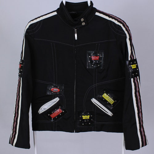 Vintage Rocco Barocco shops jeans jacket rare lampo luxury