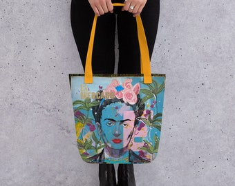 Beautiful Frida Tote bag | Travel | Groceries | Accessories
