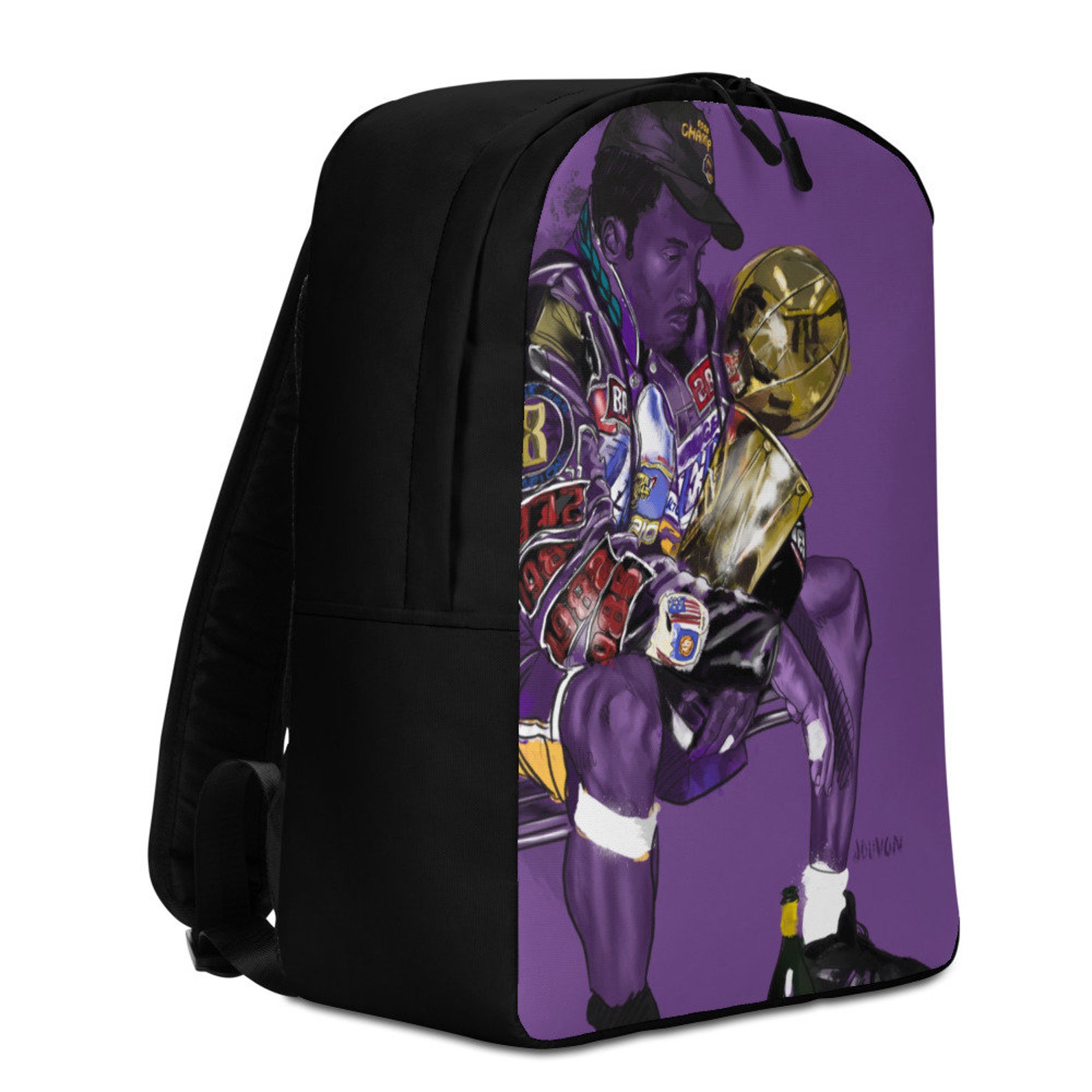 Kobe Golden Brown Minimalist Backpack by jouvonjouvon Etsy