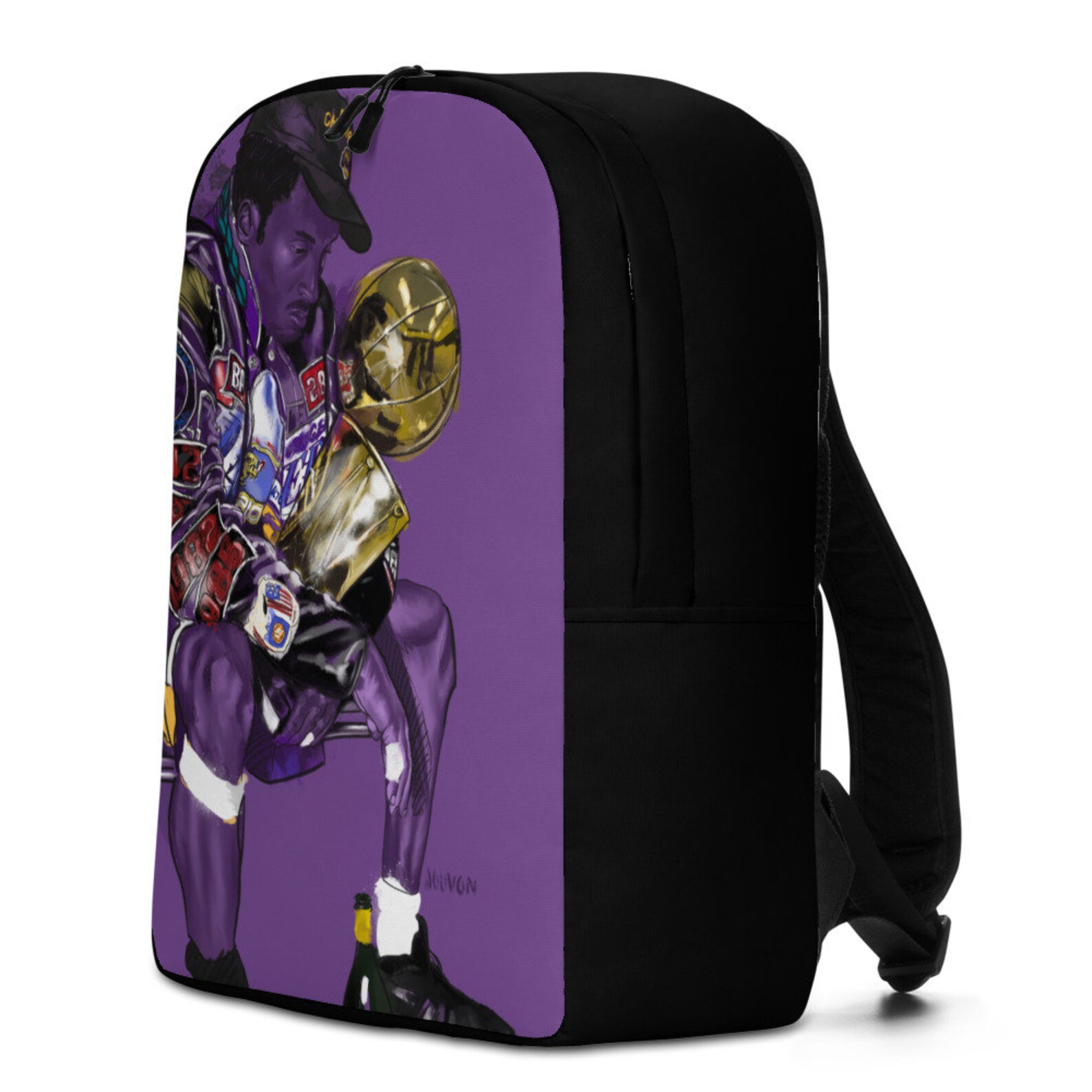 Kobe Golden Brown Minimalist Backpack by jouvonjouvon Etsy