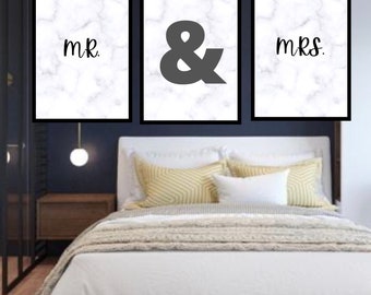 Mr&Mrs wall deco| gift for couples