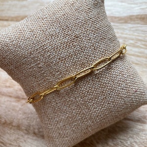 Stainless steel paperclip chain bracelet - G r o i x bracelet