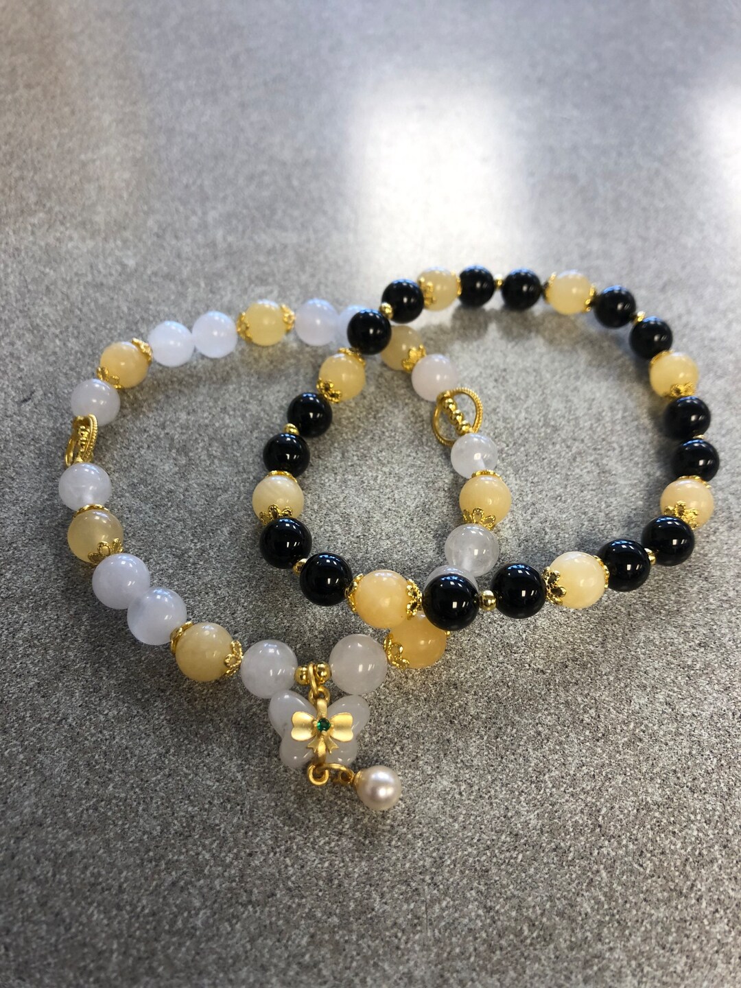 Crystal Bead Bracelets Etsy