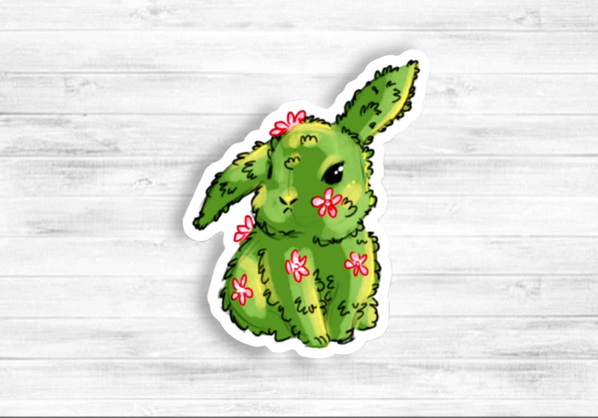 Bush Bunny Sticker 1 - Etsy