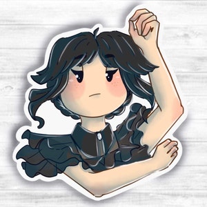 Wednesday Inspired Dance Sticker