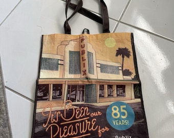 PUBLIX SUPER MARKET Non Woven Polypropylene 85th Anniversary  Shopping Grocery bag-Rare