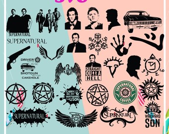 Supernatural Svg Etsy