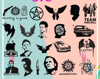 Supernatural Svg Etsy
