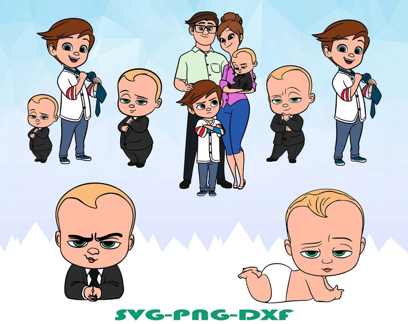 Download Boss Baby SVG DXF PNGDreamWorks Boss Baby Movie svg 240 | Etsy