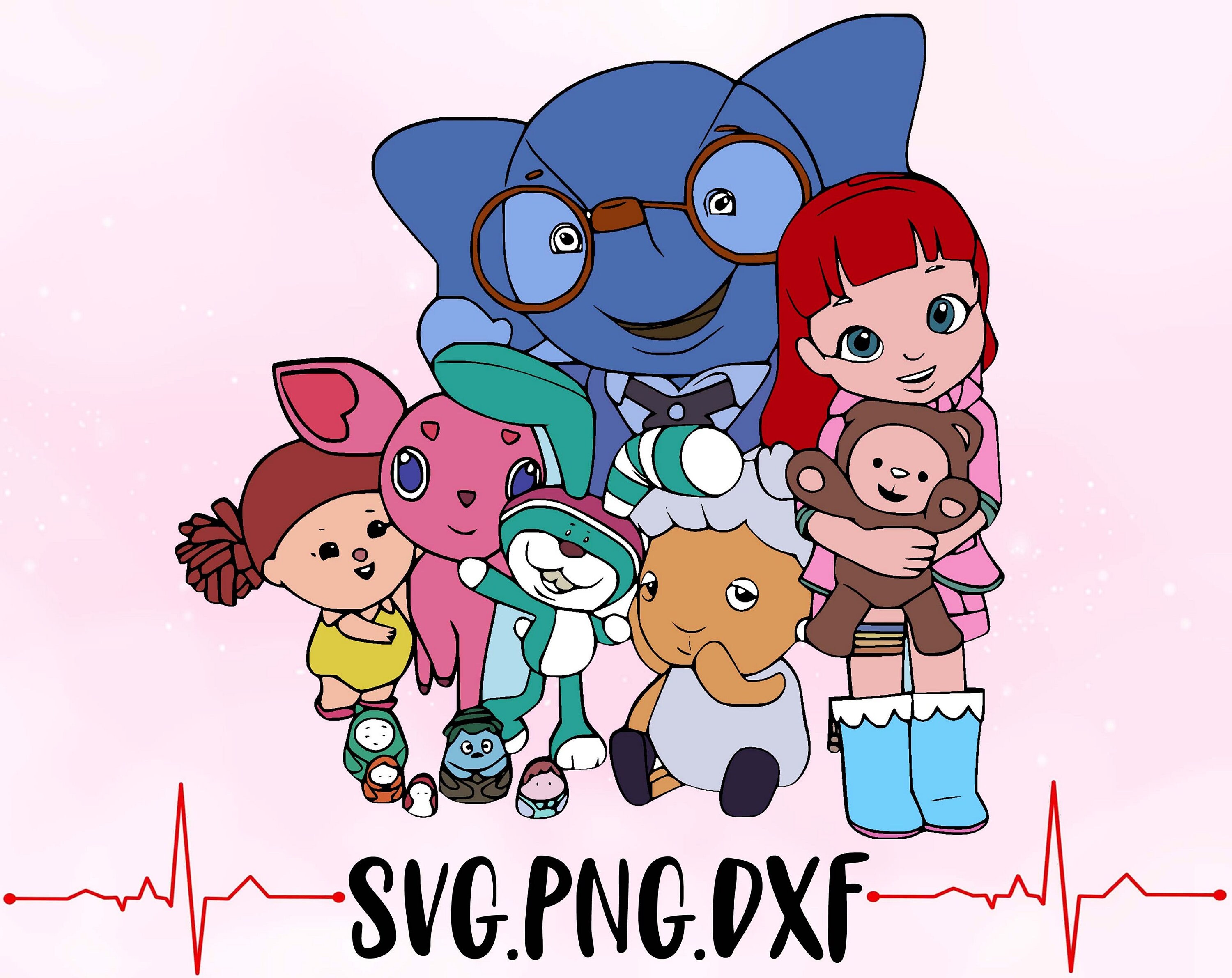 Rainbow Ruby Characters Svg Rainbow Ruby Svg Cricut Etsy