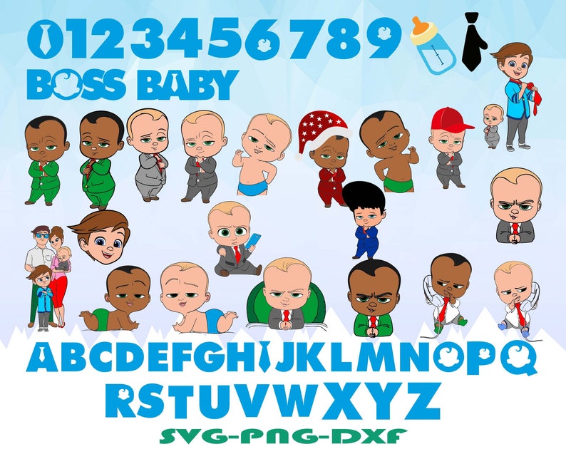 Download Boss Baby SVG DXF PNGDreamWorks Boss Baby Movie svg 240 | Etsy