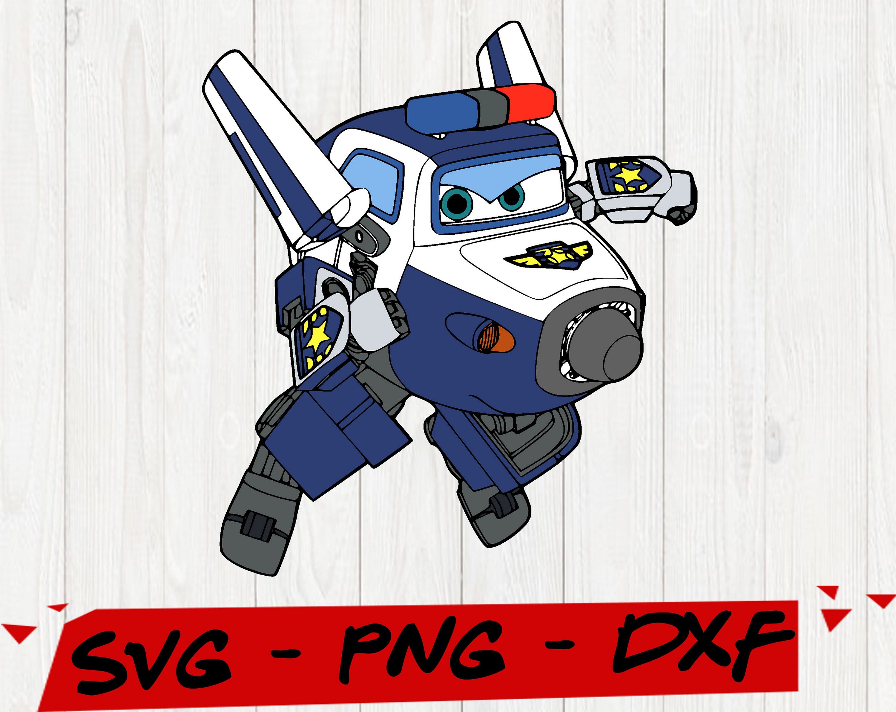 Paul Super Wings svg Paul svg Super Wings svg Cricut Etsy