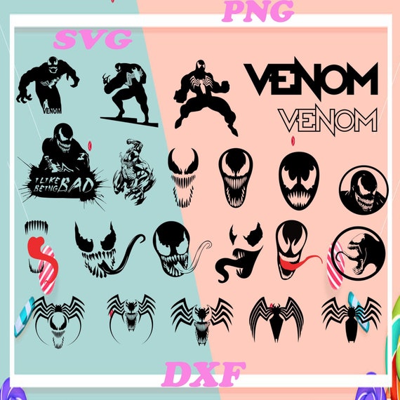 Download Spiderman Venom Svg Vector Dxf Eps Superhero Png Digital Download Marvel Comics Digital Art Collectibles Colonialgolfhart Com