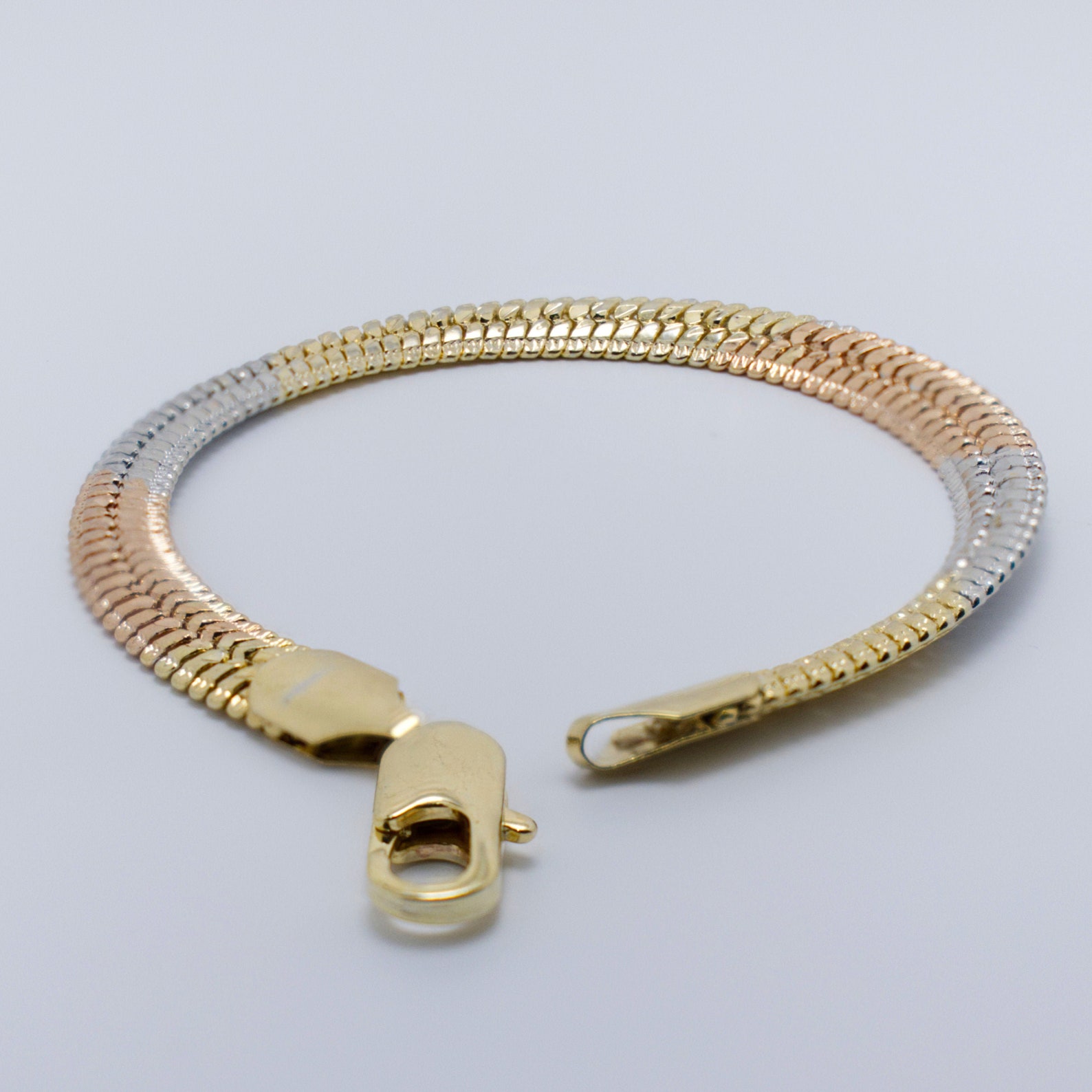 Multi Gold Snake Bracelet Gold Plated Snake Bracelet Etsy