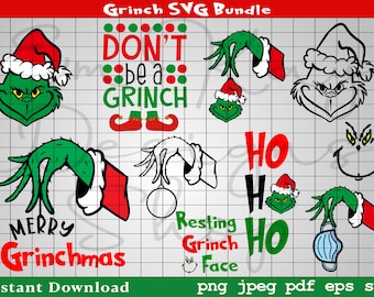 Christmas SVG Bundle, Face SVG, Christmas SVG, Cricut, Silhouette, Digital Download, png, jpeg, eps