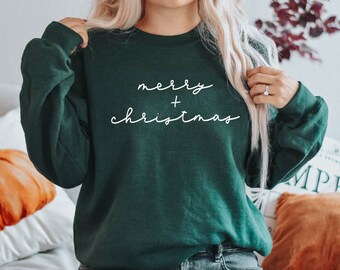 Joyeux Sweat-shirt de Noël, Joyeux sweat-shirt, Amoureux de Noël, Cadeau de Noël, Sweat-shirt de Noël pour femmes, Tee de Noël, Chemise de Noël