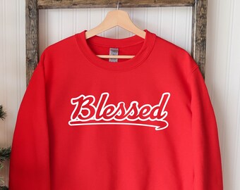 Blessed Sweatshirt, Blessed Mama Shirt, Mom Life Shirt, Cute Mom Shirt, Mother Sweatshirt, New Mom Gift, Mothers Day Gift, Cute Mom Hoodie