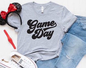 Game Day Football Shirt, Game day Sweatshirt, Game day Hoodies, Women Football Shirt, Game Day Shirt, Football Season Tee, Baseball Game Day