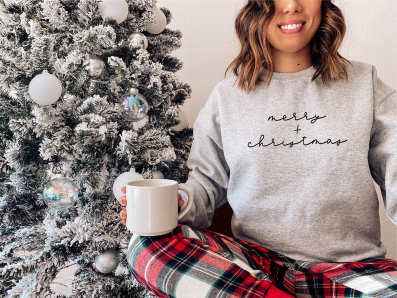 Merry Christmas Sweatshirt, Merry Sweatshirt, Christmas Lover, Christmas Gift,Christmas Sweatshirt For Women, Christmas Tee, Christmas shirt image 4