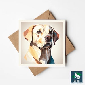 Labrador-wenskaart - 150 x 150 mm -