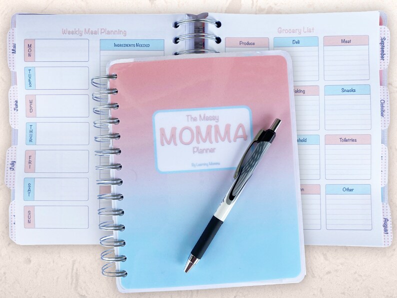 Messy Momma Mom Planner image 1