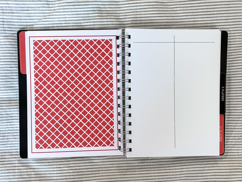 Game Scorebook Gift for Card Player Card Player Gift Gift Etsy