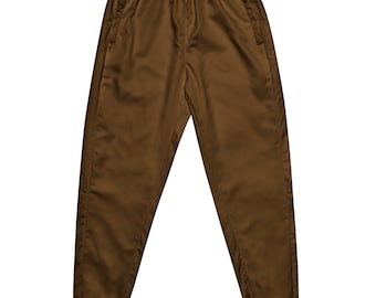 Brown Track Pants  Sizes XS-3XL, Matches  Printed  Mud Cloth Hoodie/Jacket. Sold Separately