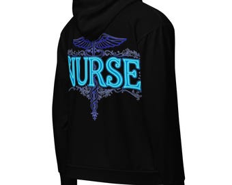 Nurse Unisex zip hoodie