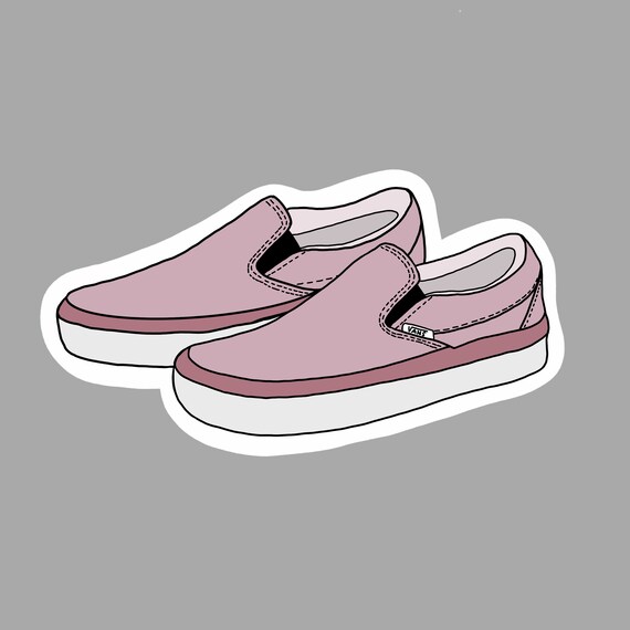 pink vans sticker