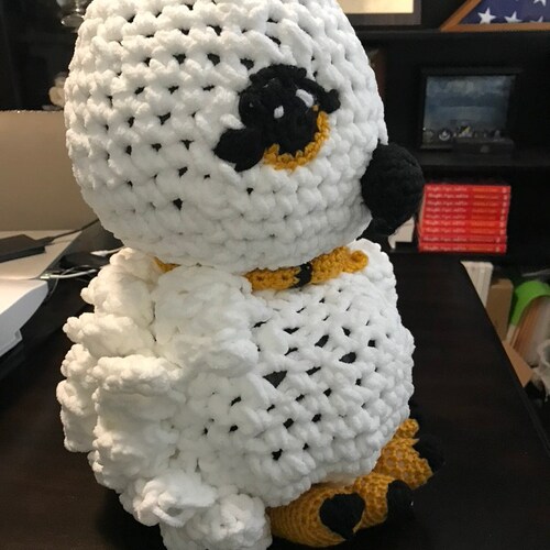 Shops Handmade Amigurumi Crochet Snowy Owl