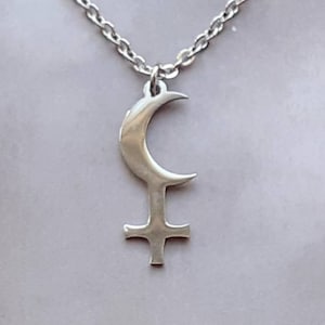 Lilith Pendant Steel Necklace