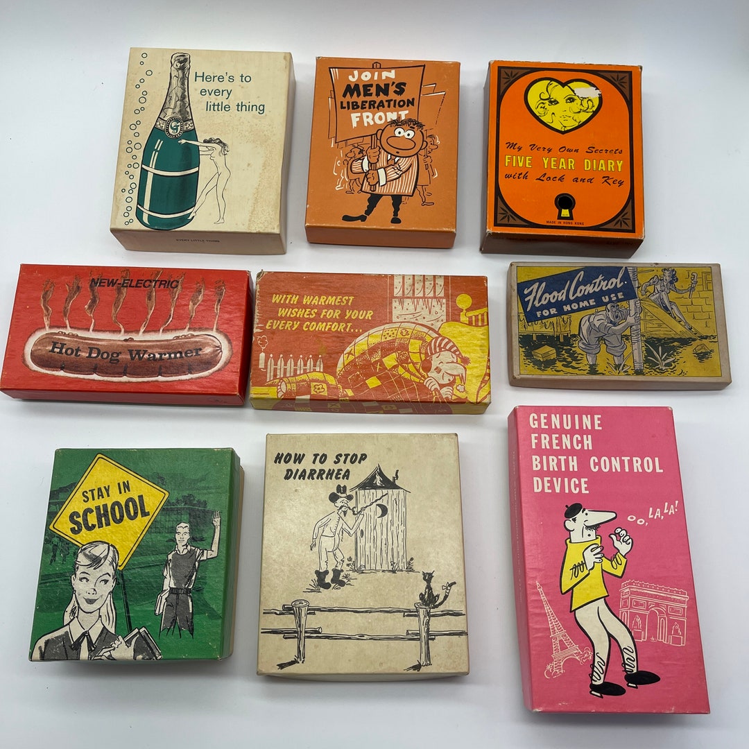 Lot of 15 Vintage Gag Gift Boxes Etsy