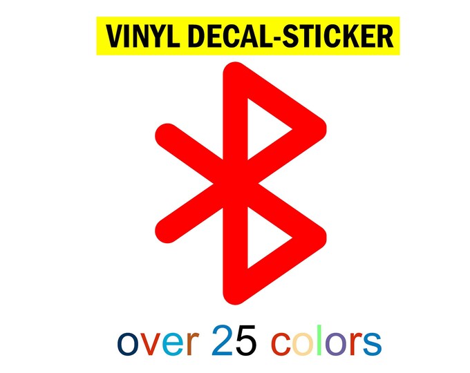 Bluetooth Vinyl Decal Sticker Communication Sign - Etsy