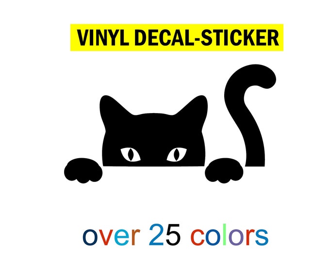 Cat Def Sticker Cat Vinyl Decal Sticker Cat Lover Animal Life - Etsy