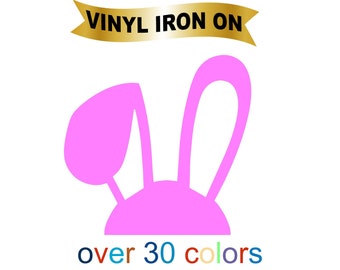 Easter Bunny Iron On Decals on Heat Transfer Vinyl
