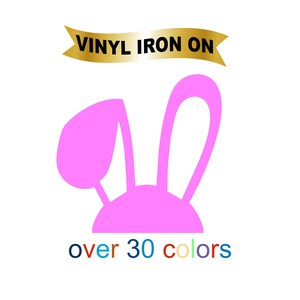 Osterhase Aufbügeln Aufkleber auf Heat Transfer Vinyl