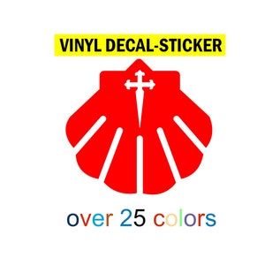 Sticker vinyle Camino de Santiago Défi espagnol