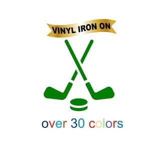 Hockey Patches zum Aufbügeln auf Heat Transfer Vinyl Sport Life