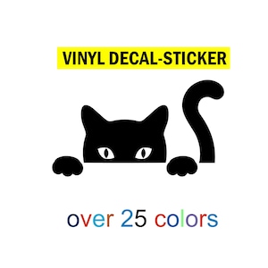 Cat  Vinyl Decal Sticker Cat lover Animal Life
