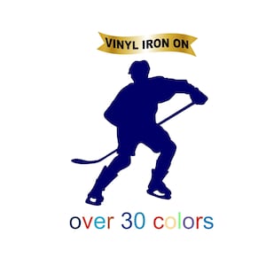 Eishockey Spieler Aufbügeln Aufkleber auf Heat Transfer Vinyl Sport Life