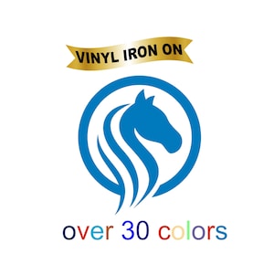 Pferd Aufbügeln Transfer Vinyl Pferdeliebhaber Ranch Leben