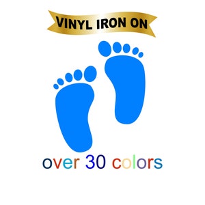 Sticker thermocollant Empreintes - Vendus par paires - Bébé