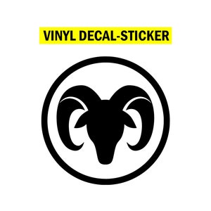 Segno zodiacale Ariete vinile adesivo decalcomania