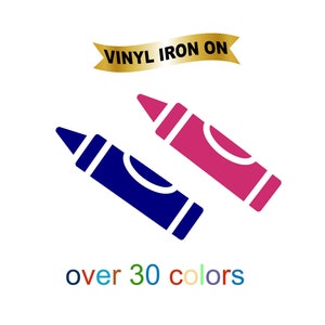 Wachsmalstift Aufbügeln, Heat Transfer Vinyl, Back to School, Lehrer